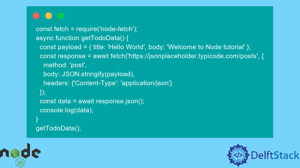 http-post-request-in-node-js-delft-stack